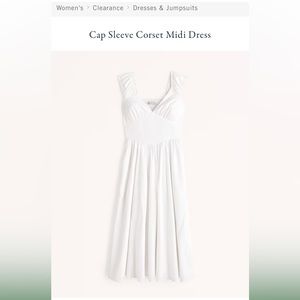 Abercrombie & Fitch Poplin Drop Waist Dress